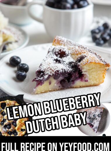 Lemon Bluebery Dutch Baby