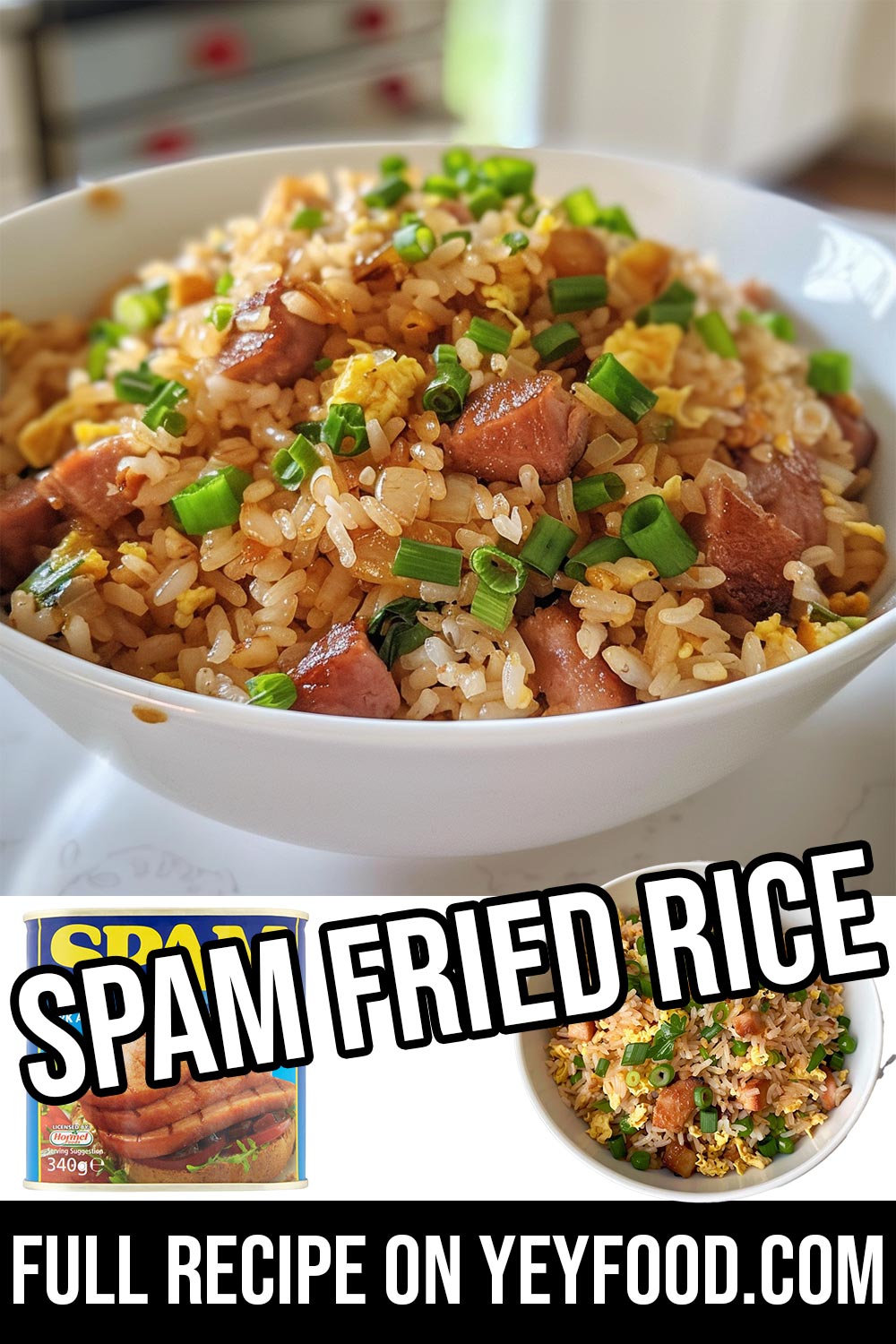 Spam Fried Rice - Yeyfood.com: Recipes, cooking tips, and kitchen hacks