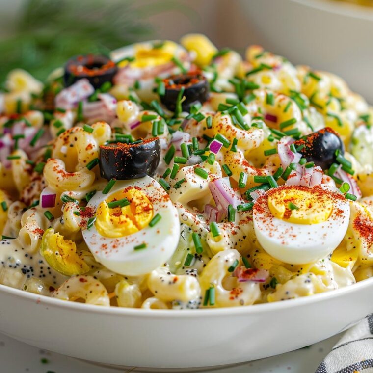 Deviled Egg Macaroni Salad - Yeyfood.com: Recipes, cooking tips, and ...