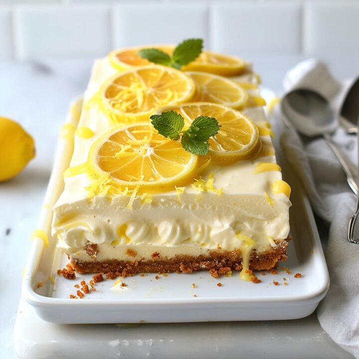 Vegan No-Bake Lemon Cheesecake