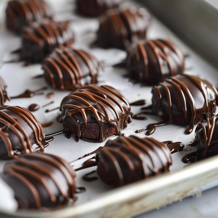 Texas Sheet Cake Bites