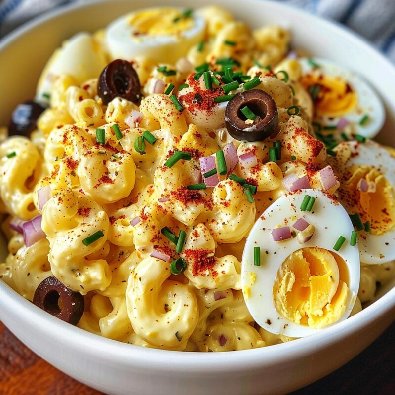 Deviled Egg Macaroni Salad - Yeyfood.com: Recipes, cooking tips, and ...