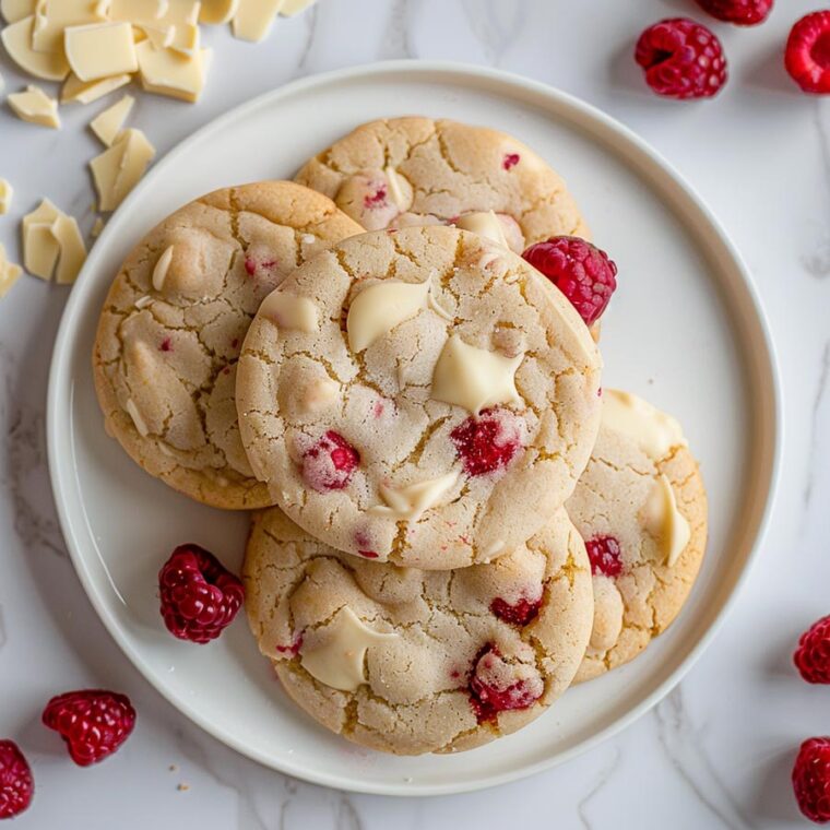 White Chocolate Raspberry Cheesecake Cookies - Yeyfood.com: Recipes ...