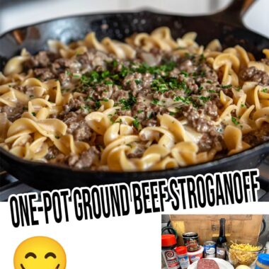 1-Pot Ground Beef Stroganoff