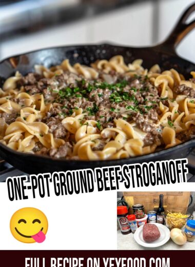 1-Pot Ground Beef Stroganoff