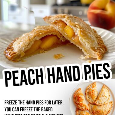 Peach hand pies