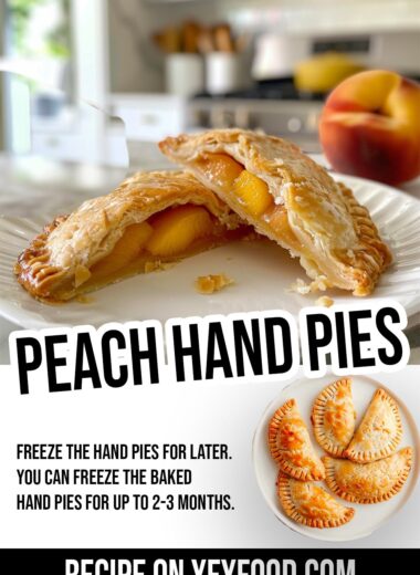 Peach hand pies