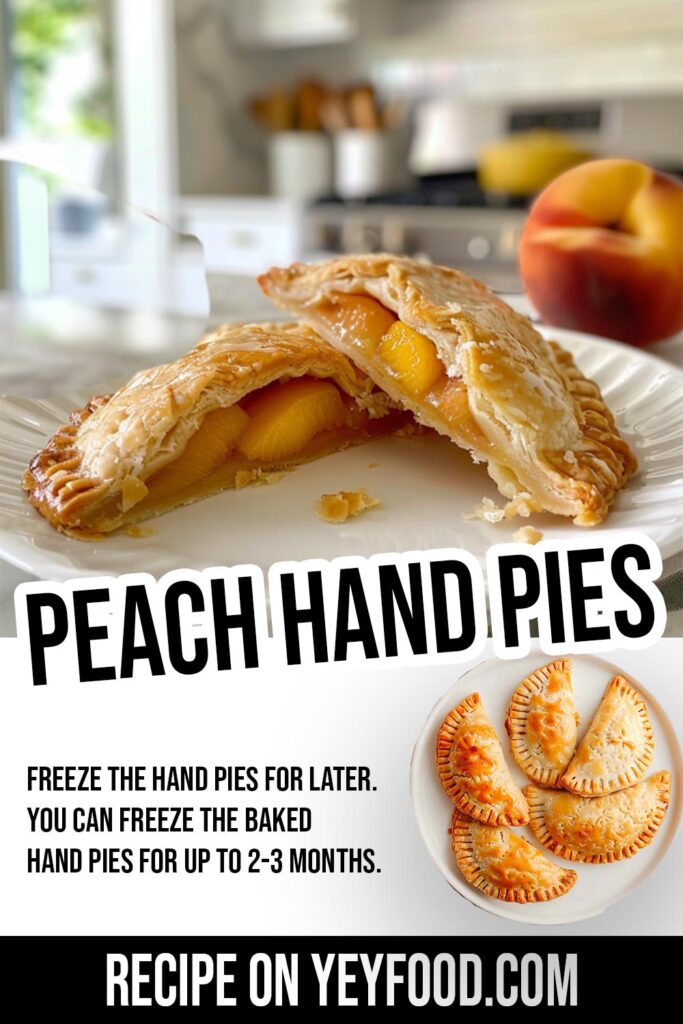Peach hand pies