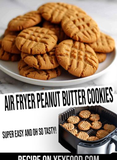 Air Fryer Peanut Butter Cookies