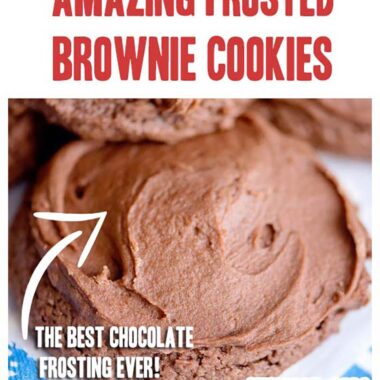 Amazing Frosted Brownie Cookies