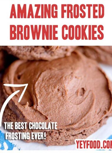 Amazing Frosted Brownie Cookies