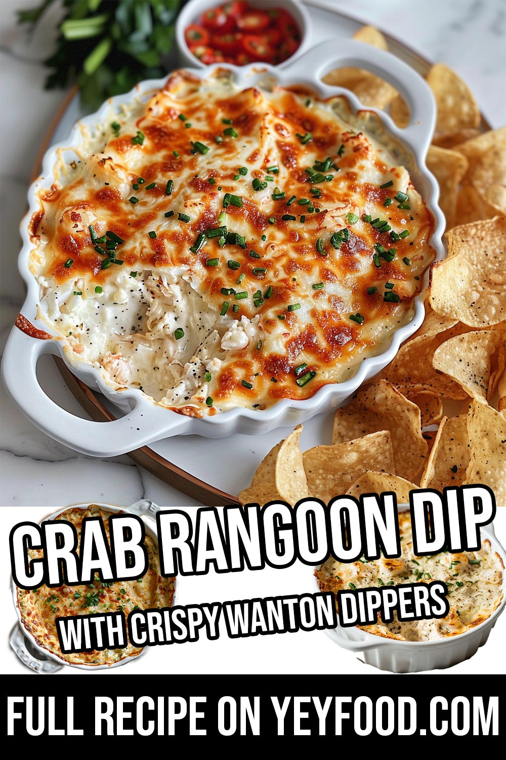 Crab Rangoon Dip - Yeyfood.com: Recipes, cooking tips, and kitchen
