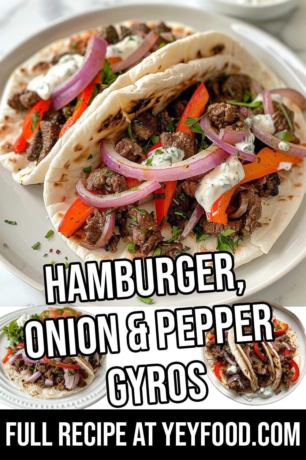 Hamburger, Onion & Pepper Gyros Recipes, cooking tips