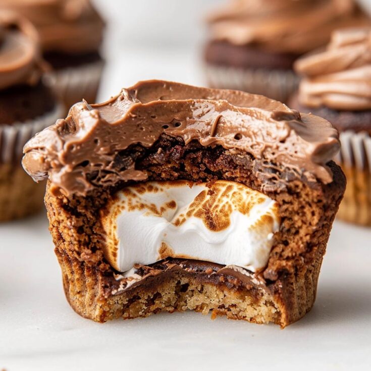 Hershey's S'mores Cupcakes