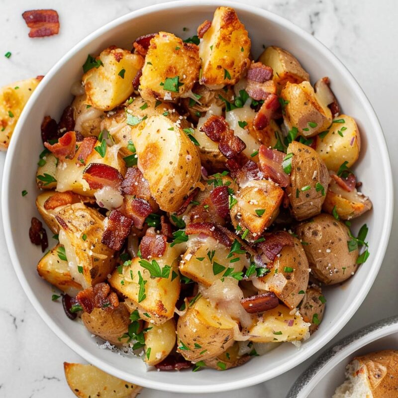 Crockpot Cheesy Bacon Ranch Potatoes - Yeyfood.com: Recipes, cooking ...