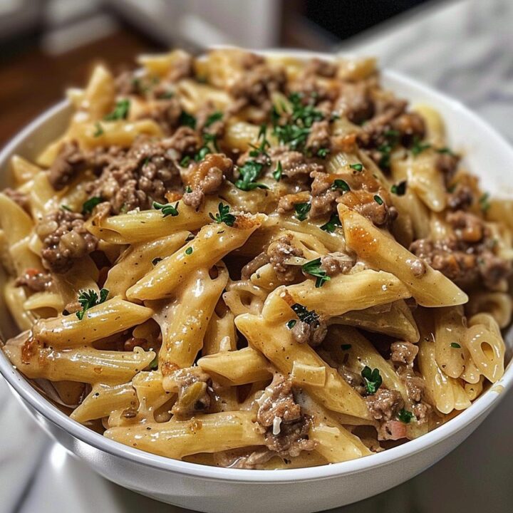 Philly Cheesesteak Pasta