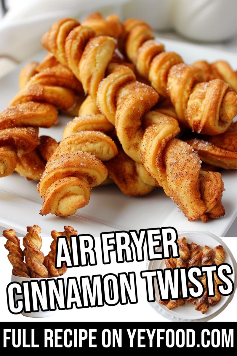 Air Fryer Cinnamon Twists - Yeyfood.com: Recipes, cooking tips, and ...