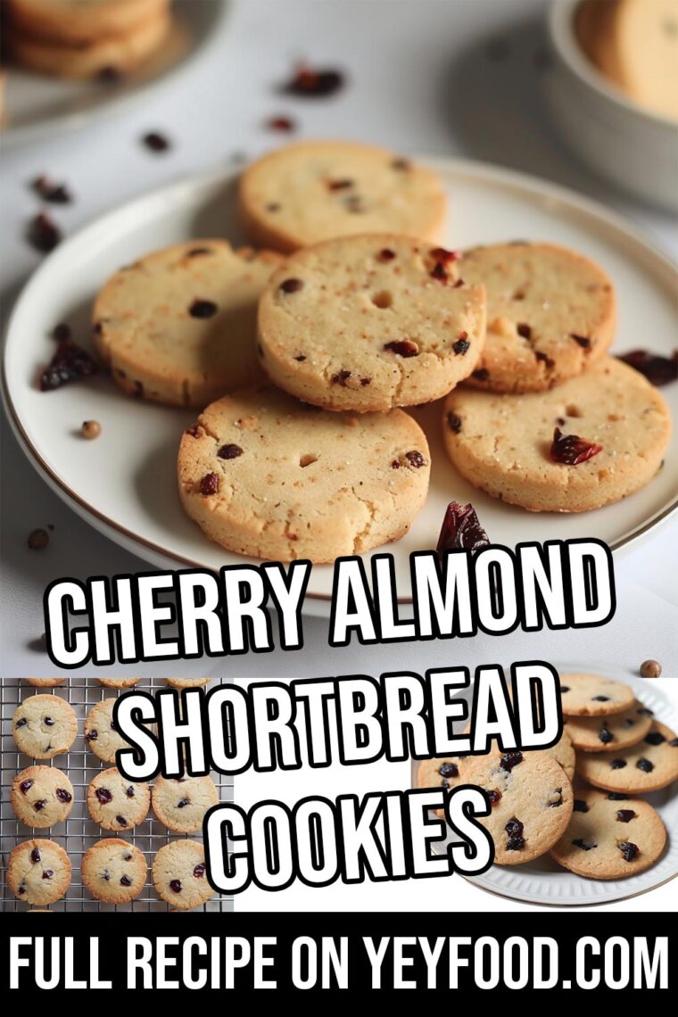 Cherry Almond Shortbread Cookies - Yeyfood.com: Recipes, cooking tips ...