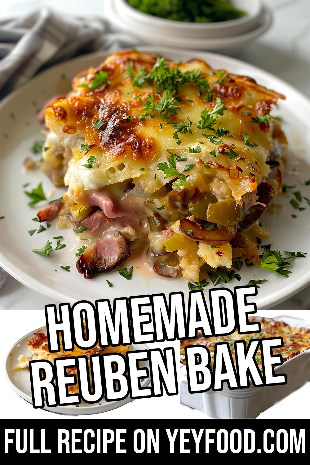 Homemade Reuben Bake - Yeyfood.com: Recipes, cooking tips, and kitchen ...