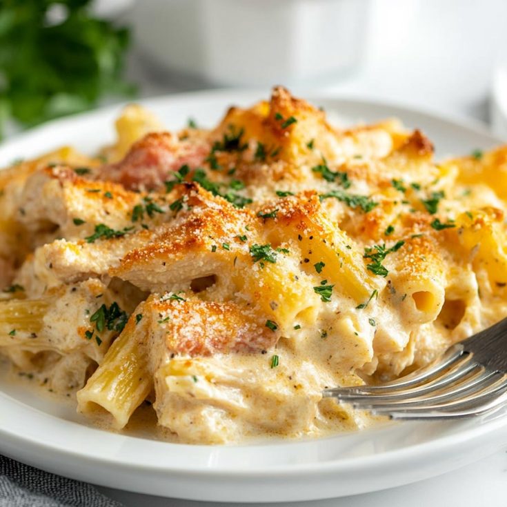 Creamy Parmesan Chicken Casserole