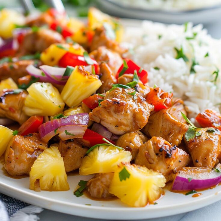 Hawaiian Chicken Sheet Pan