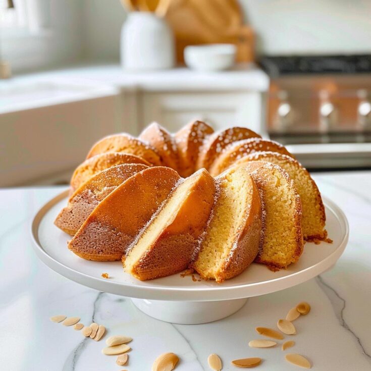 Amaretto Almond Pound Cake