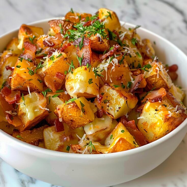 Crockpot Loaded Potatoes