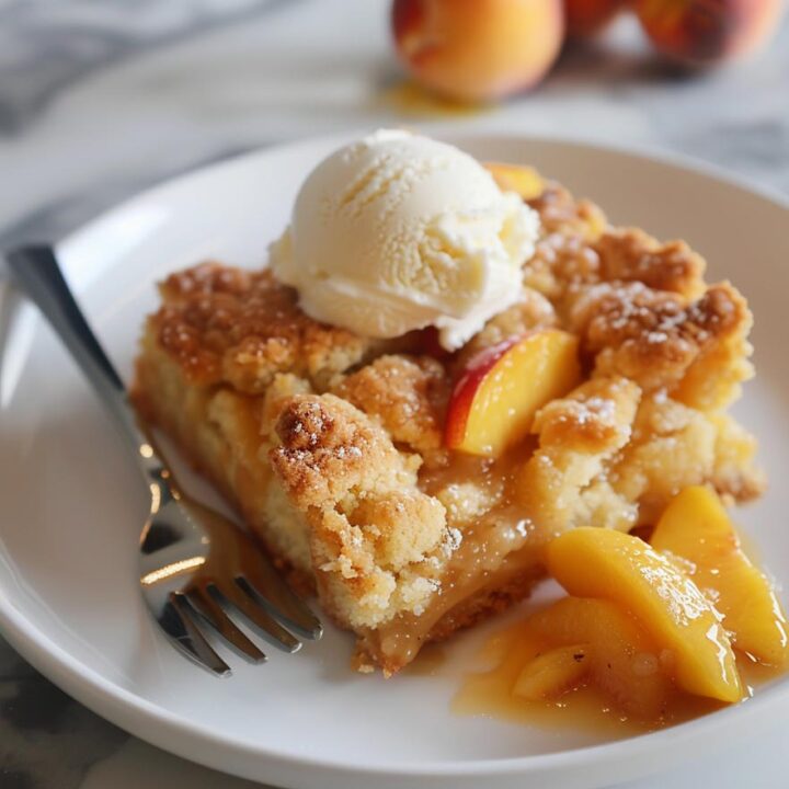 Peach Cobbler Pound Cake