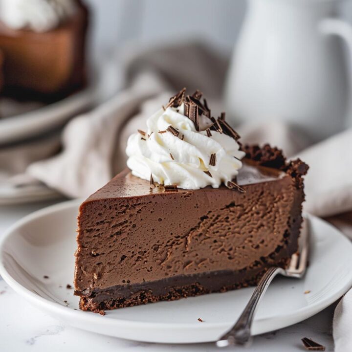 Brownie Crust Chocolate Cheesecake