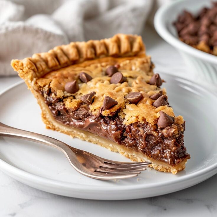 Nutella Stuffed Cookie Pie