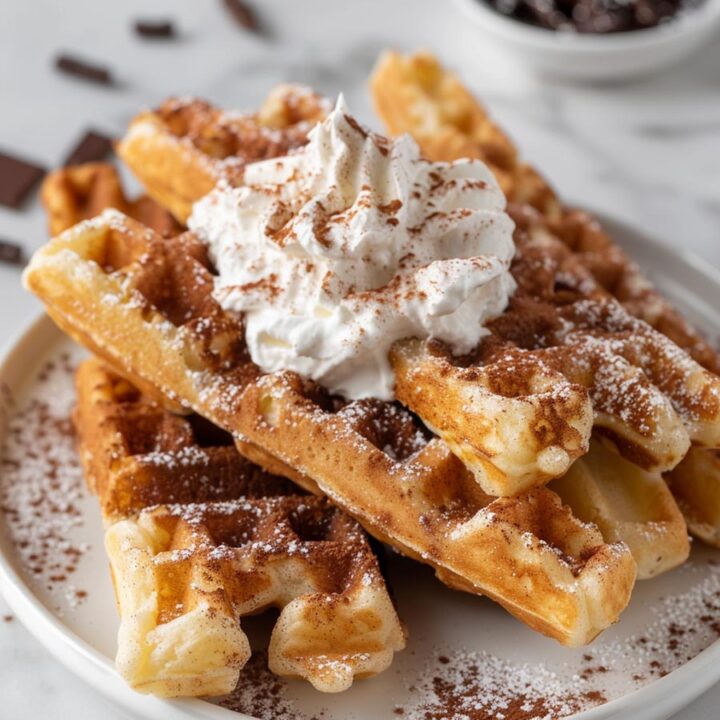 Banana Churro Waffle Sticks