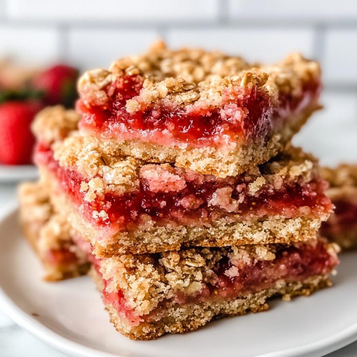 Strawberry Oatmeal Bars