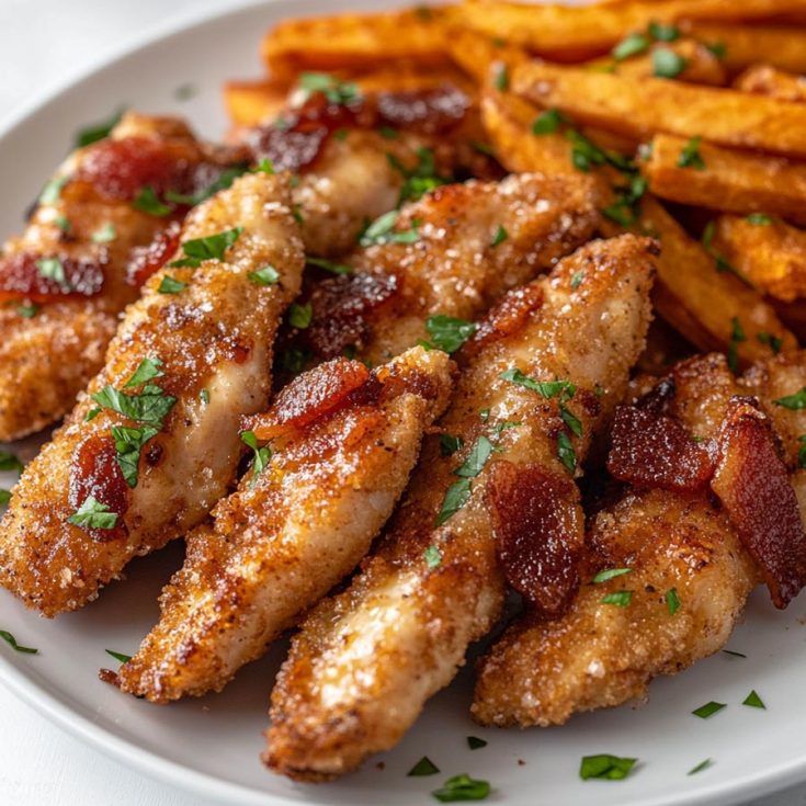 Bacon Brown Sugar Chicken Tenders