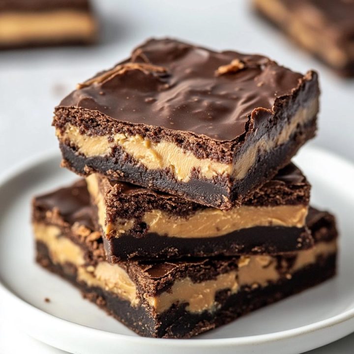 Peanut Butter Stuffed Brownies