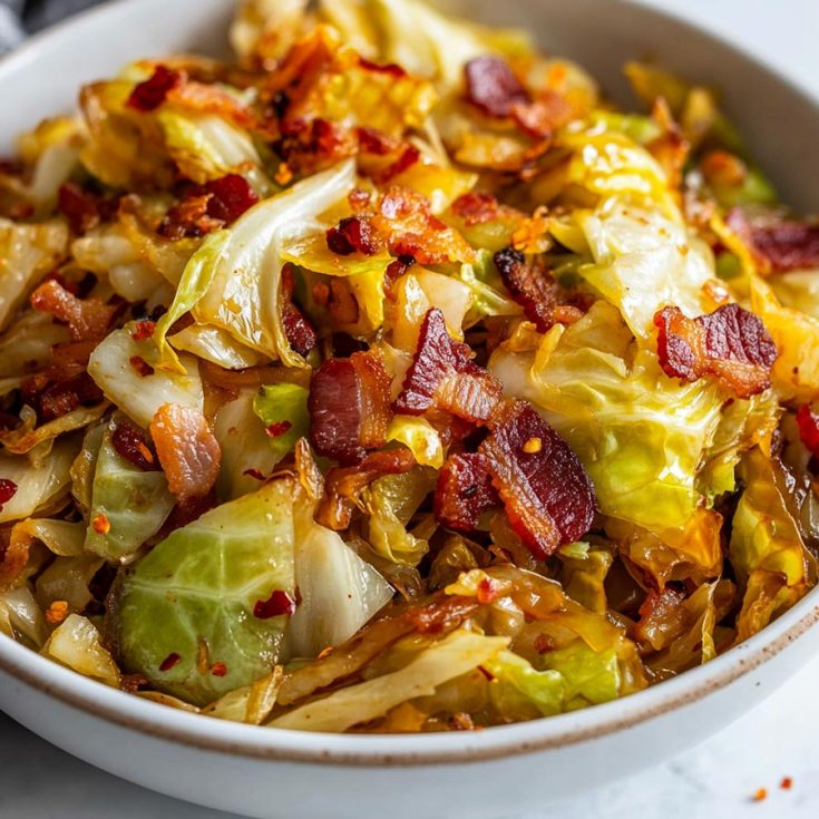 Bacon Fried Cabbage