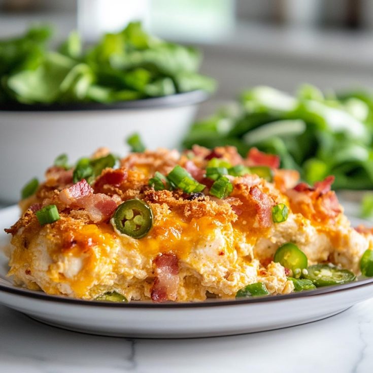 Jalapeno Popper Chicken Casserole