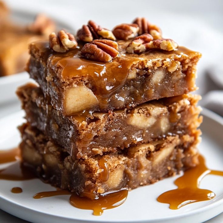 Brown Butter Apple Blondies