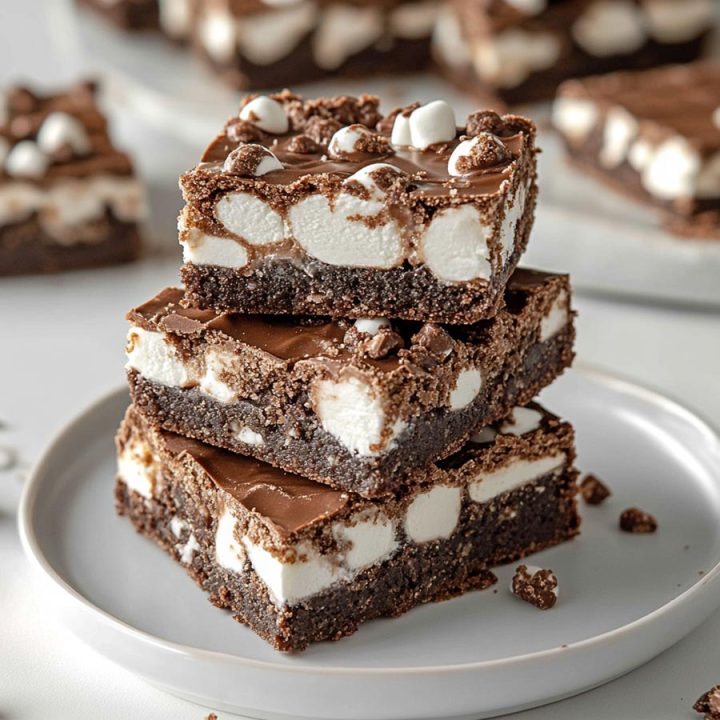 Brownie Marshmallow Crunch Bars