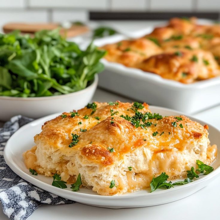 Cheddar Bay Biscuit Chicken Cobbler