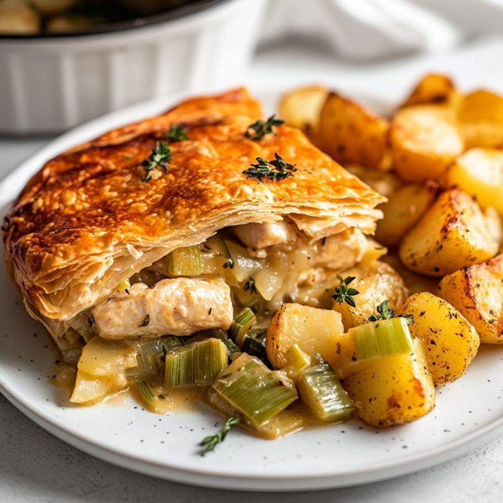 Chicken & Leak Pot Pie