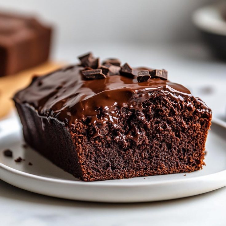 Chocolate Espresso Loaf with Chocolate Ganache