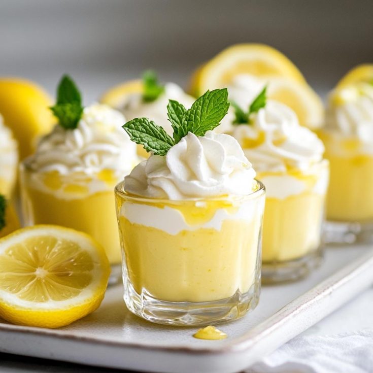 Limoncello Pudding Shots