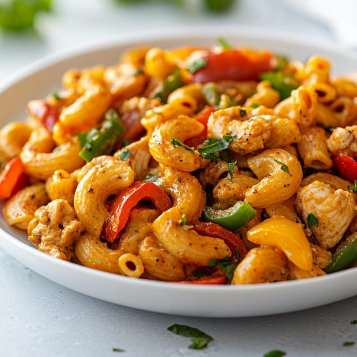 Fajita Chicken Mac n Cheese