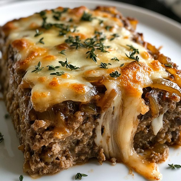 French Onion Meatloaf - Yeyfood.com: Recipes, cooking tips, and kitchen