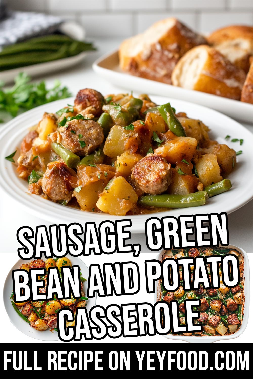 Sausage, Green Bean and Potato Casserole Recipes