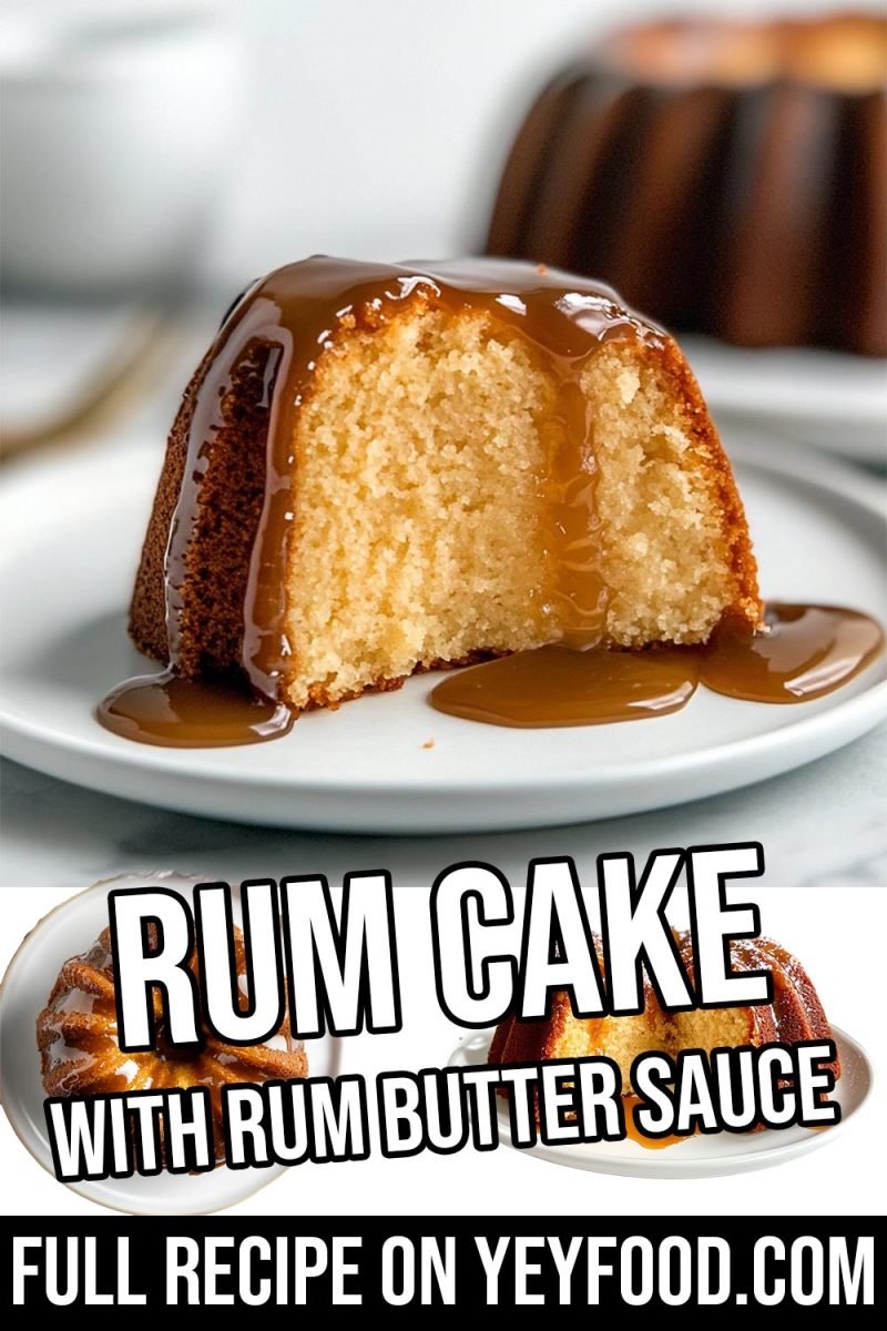 Rum Cake with Rum Butter Sauce - Yeyfood.com: Recipes, cooking tips ...