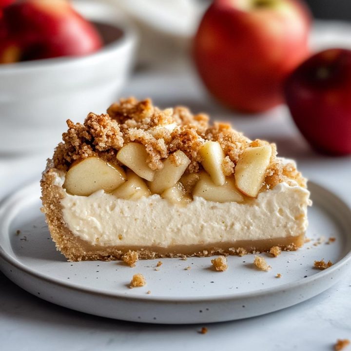 Apple Crumble Cheesecake