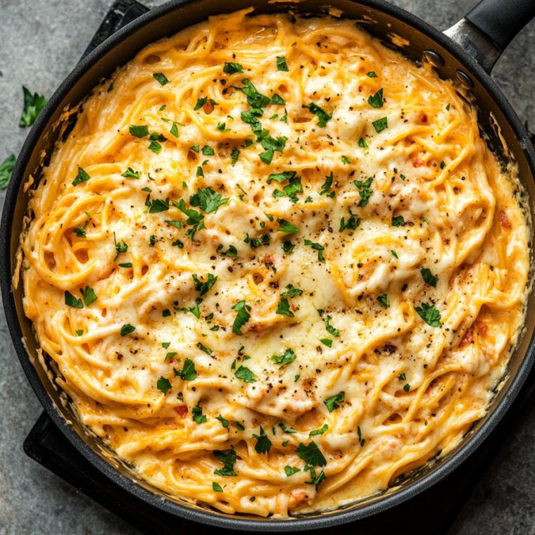 Creamy Four Cheese Garlic Spaghetti - Yeyfood.com: Recipes, cooking