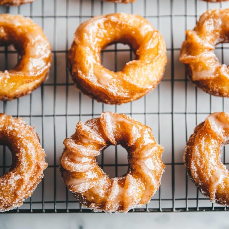 Baked French Cruller Donuts - Yeyfood.com: Recipes, cooking tips, and ...