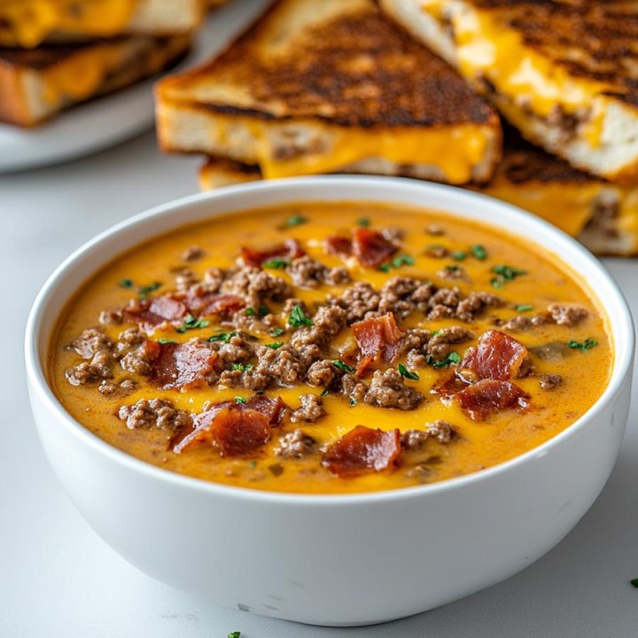 Easy Bacon Cheeseburger Soup